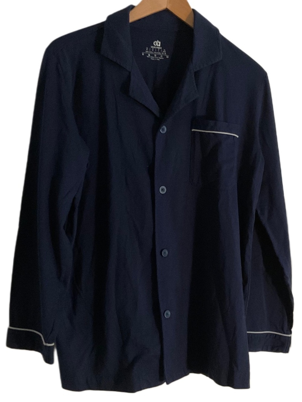 David Archy Men’s Sleepwear Button Down Pajama Set